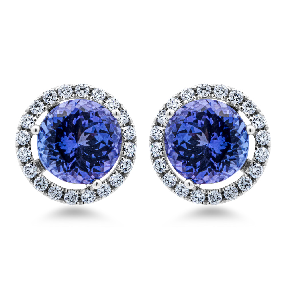 Image of 18K Tanzanite Earrings