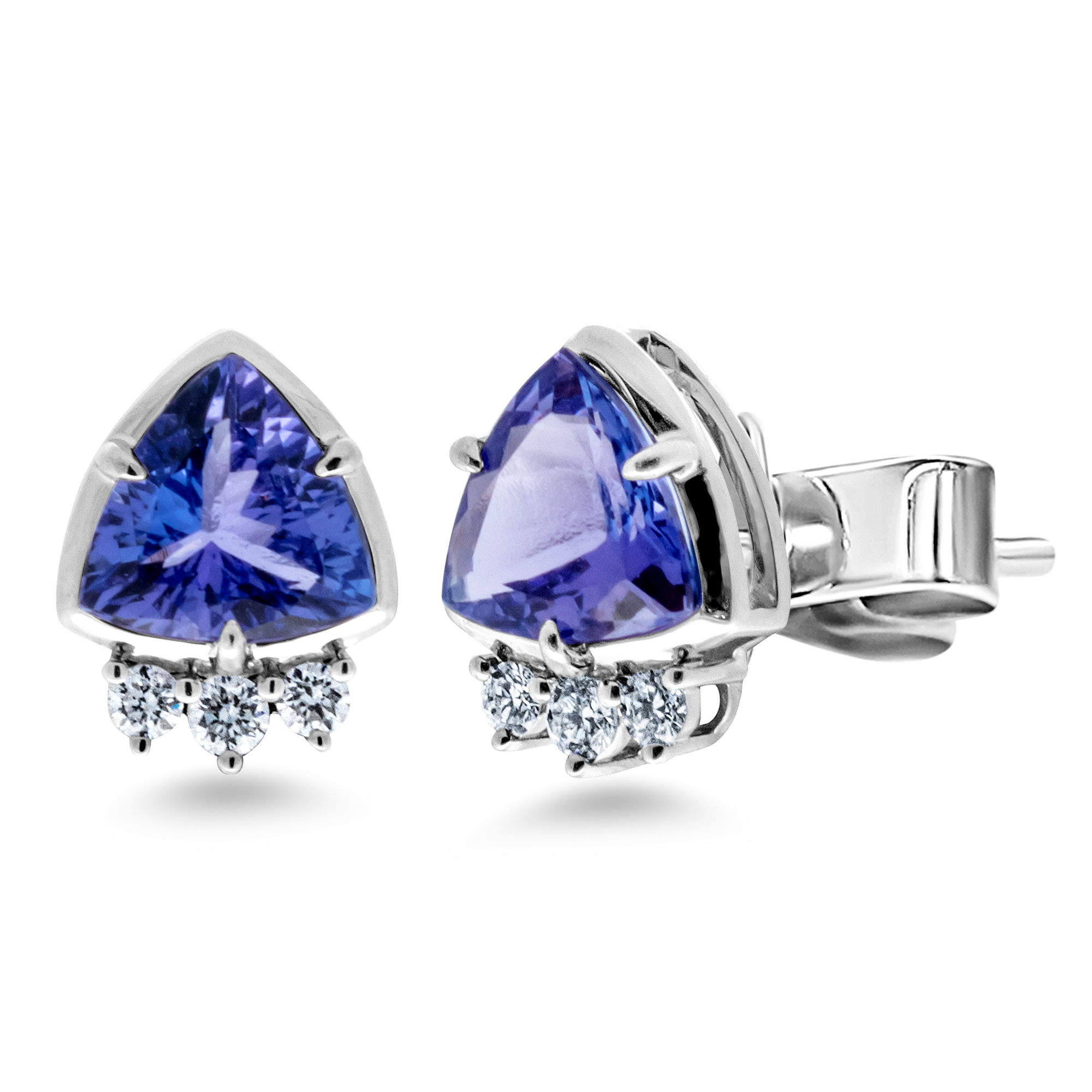 14K Tanzanite Earrings