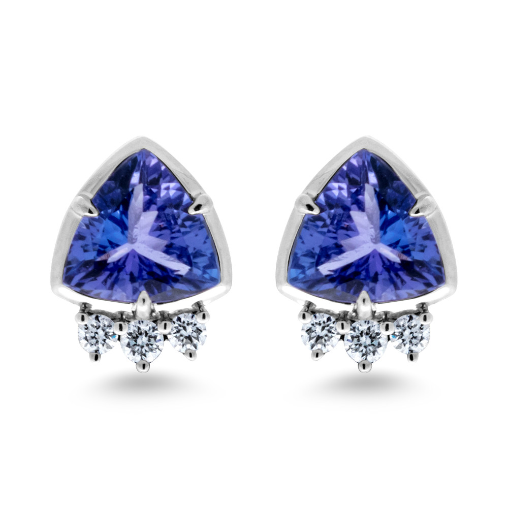 Image of 14K Tanzanite Earrings