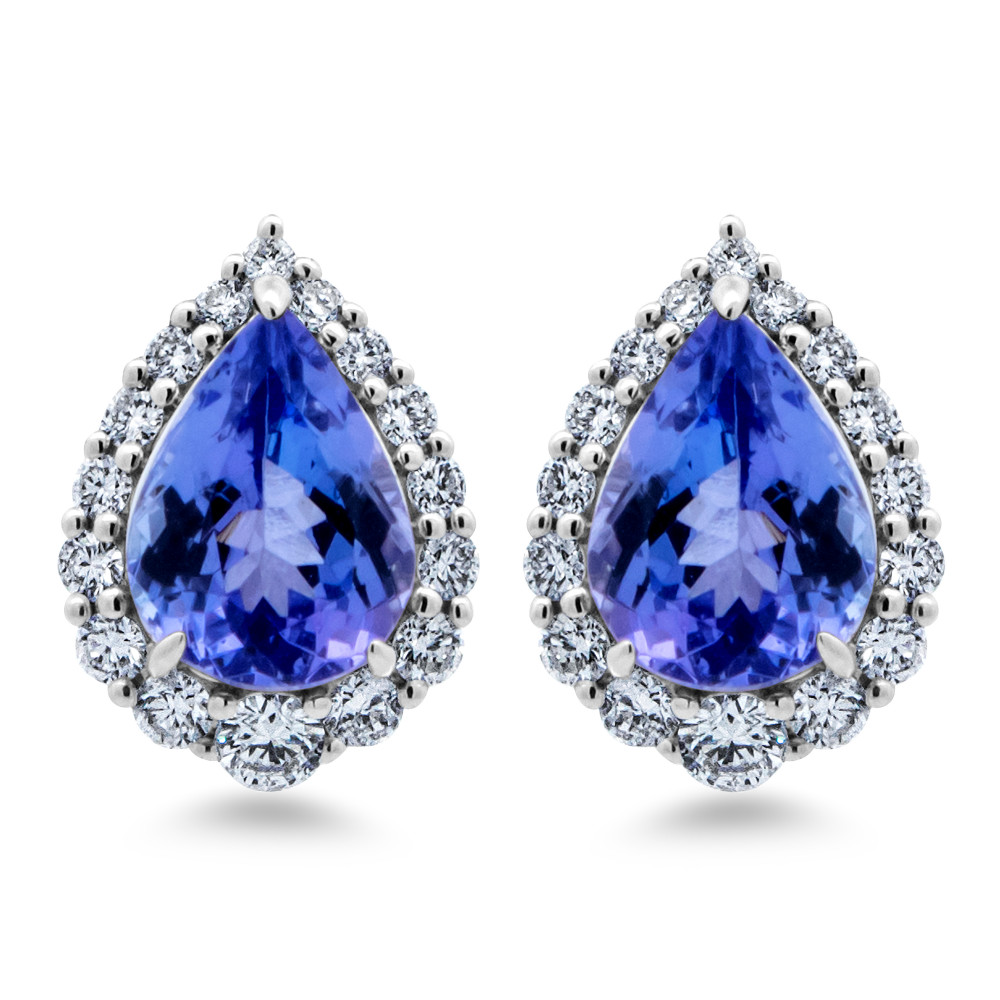 Image of 14K Tanzanite Earrings