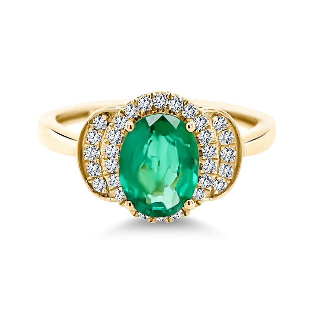 Embery Riddle Ring Ember Emerald Ring