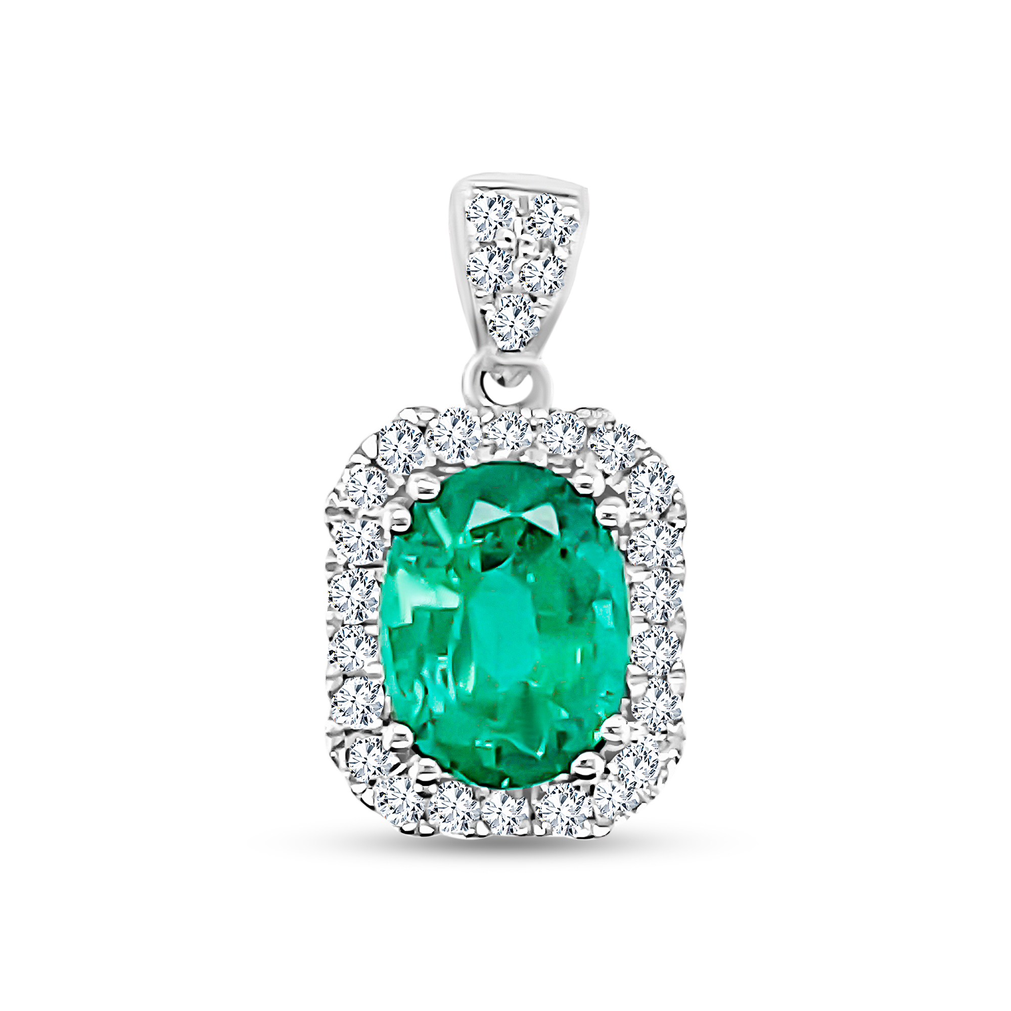 Flora Emerald Pendant