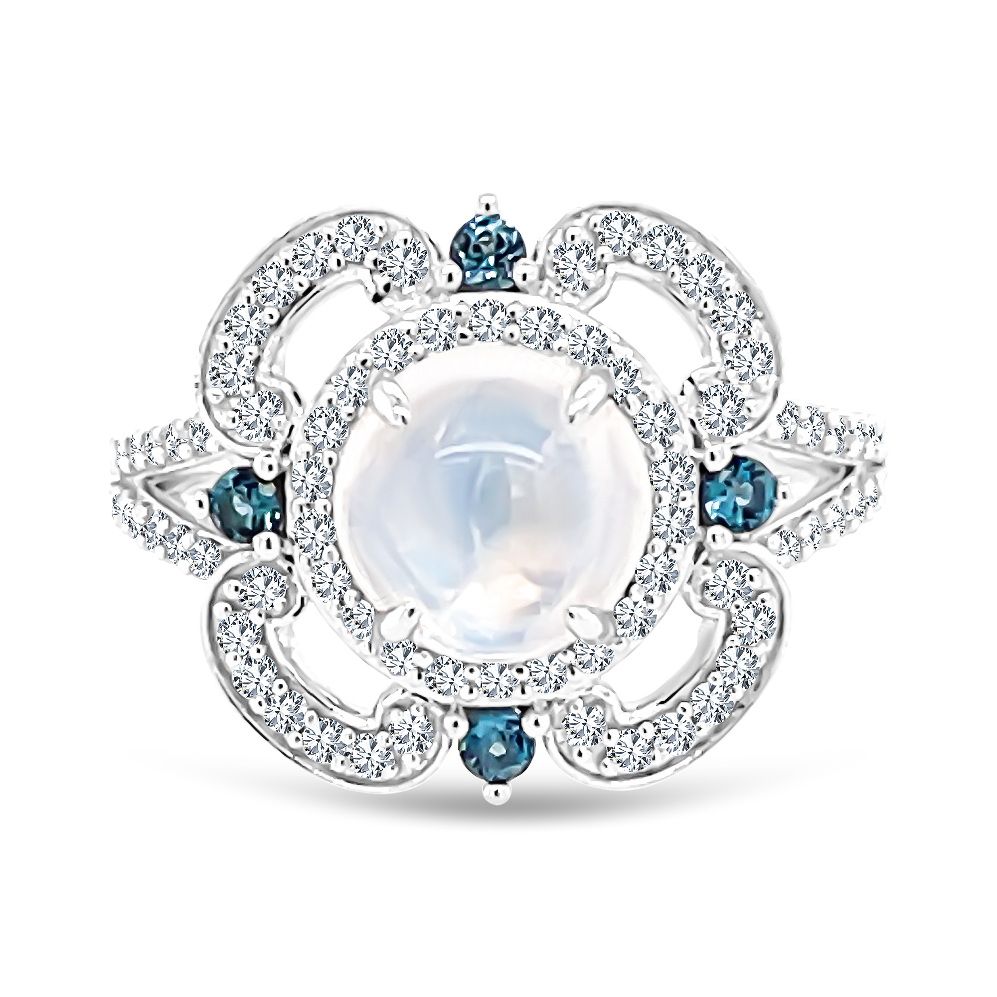Fountain Moonstone Ring