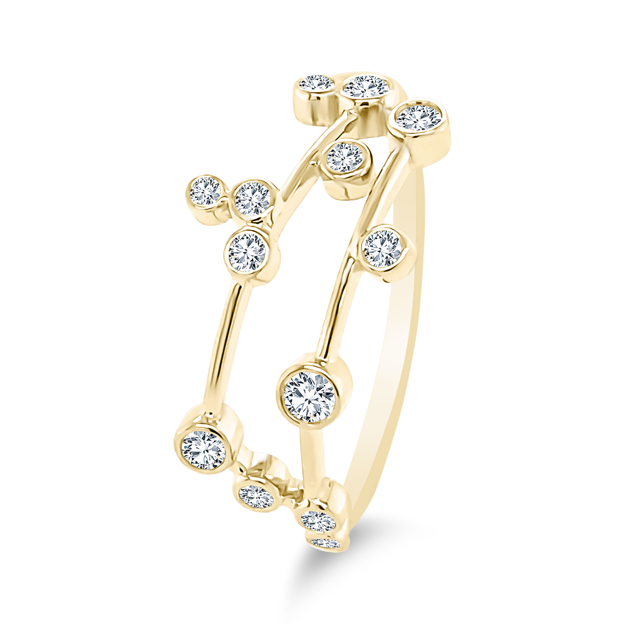 Gemini Constellation Ring