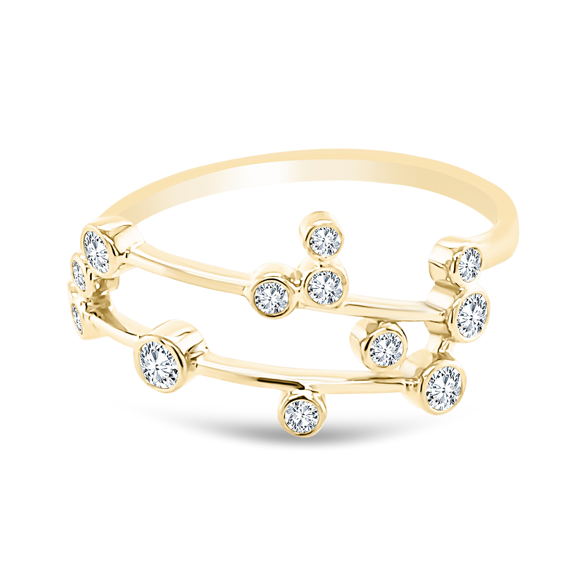 Gemini Constellation Ring