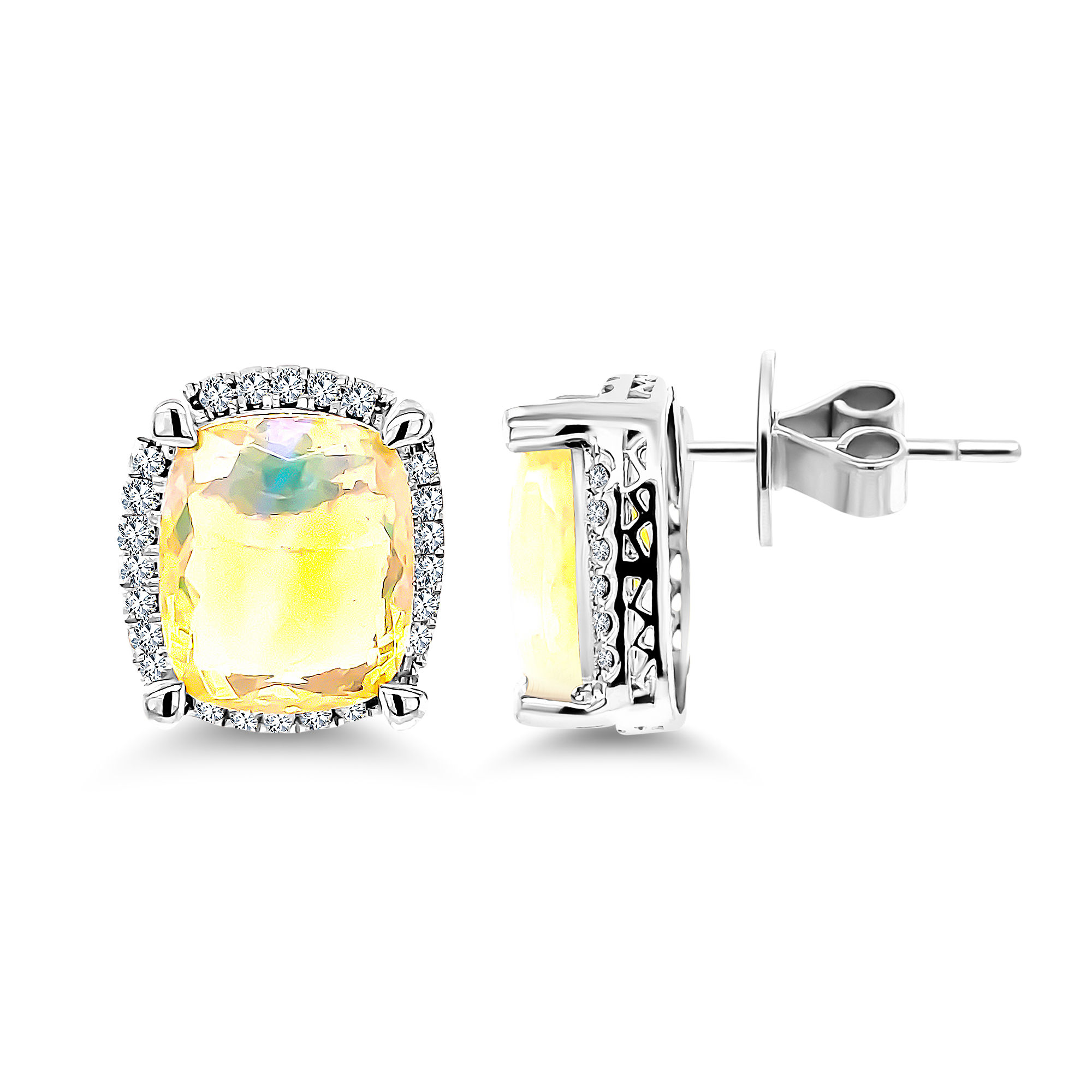 Goldfinch Opal Earrings