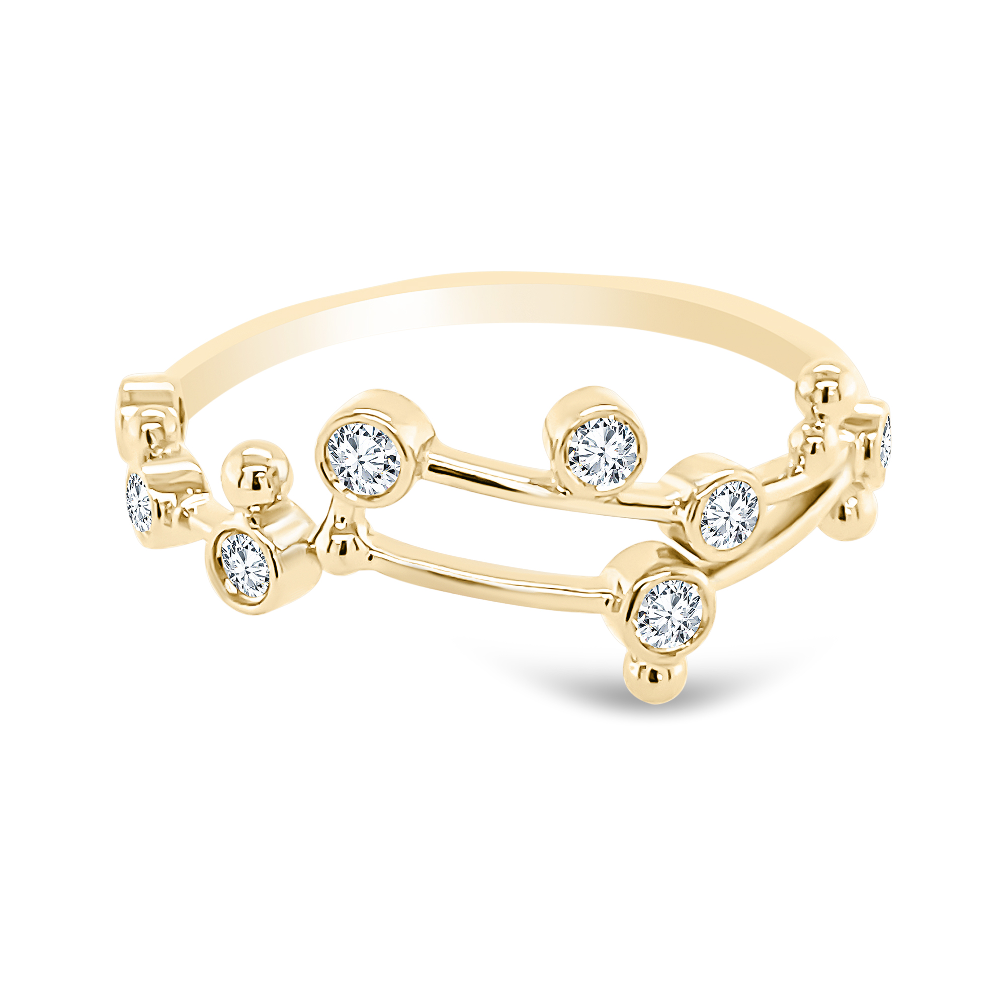 Leo Constellation Ring