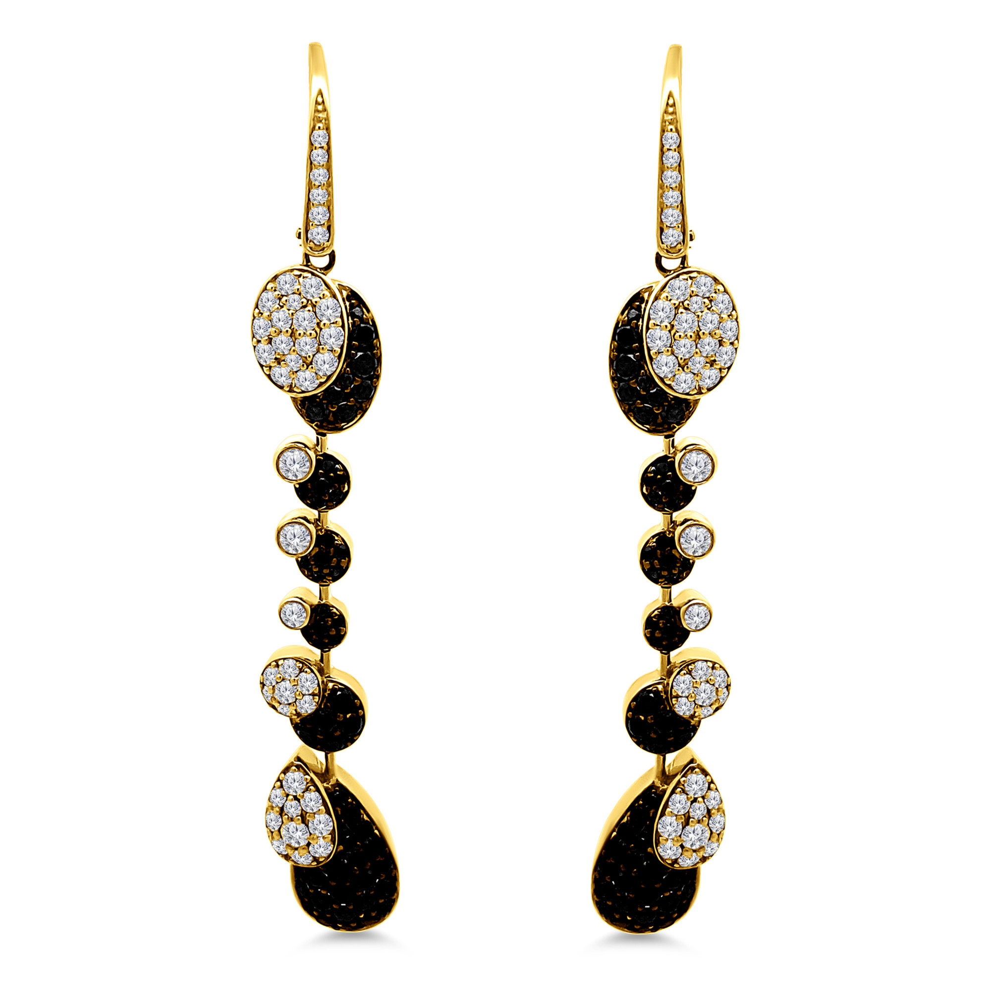 Marlene Black Diamond Earrings