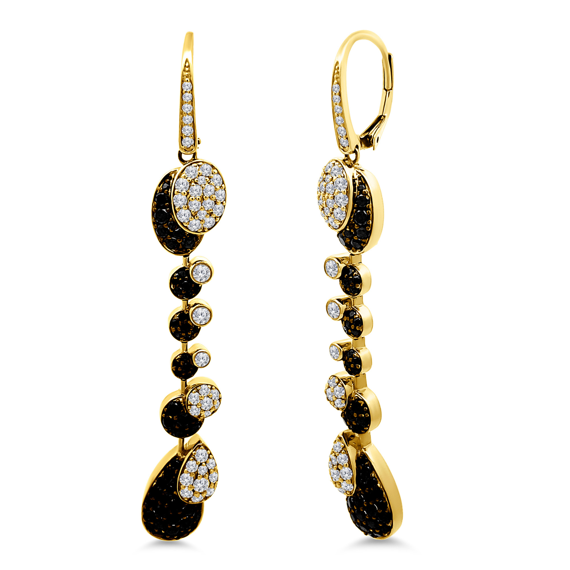 Marlene Black Diamond Earrings