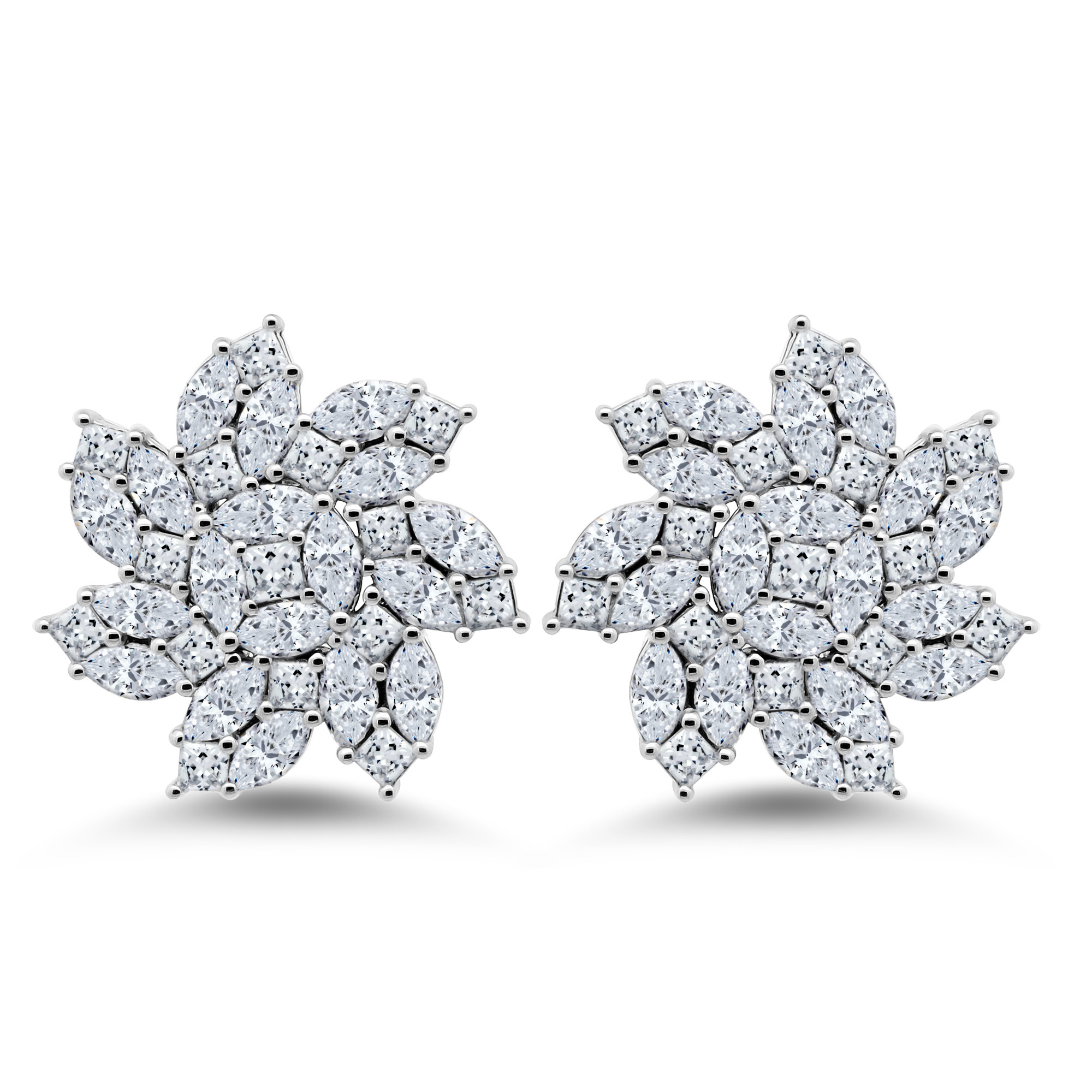 Diamond Petals Earrings