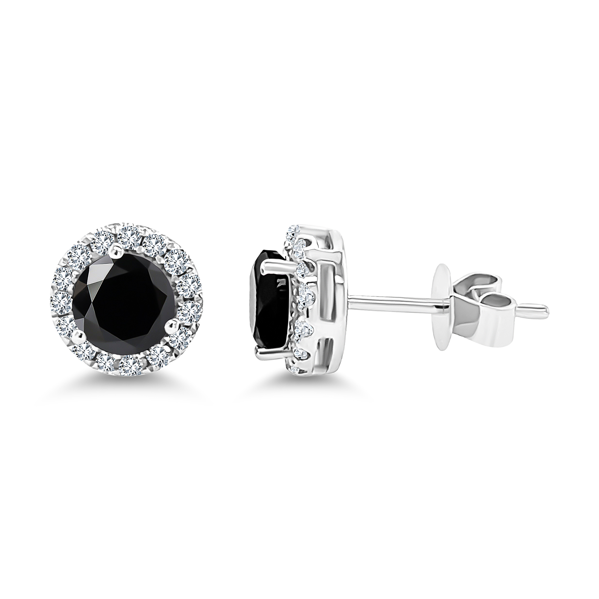 Martini Onyx Diamond Earrings