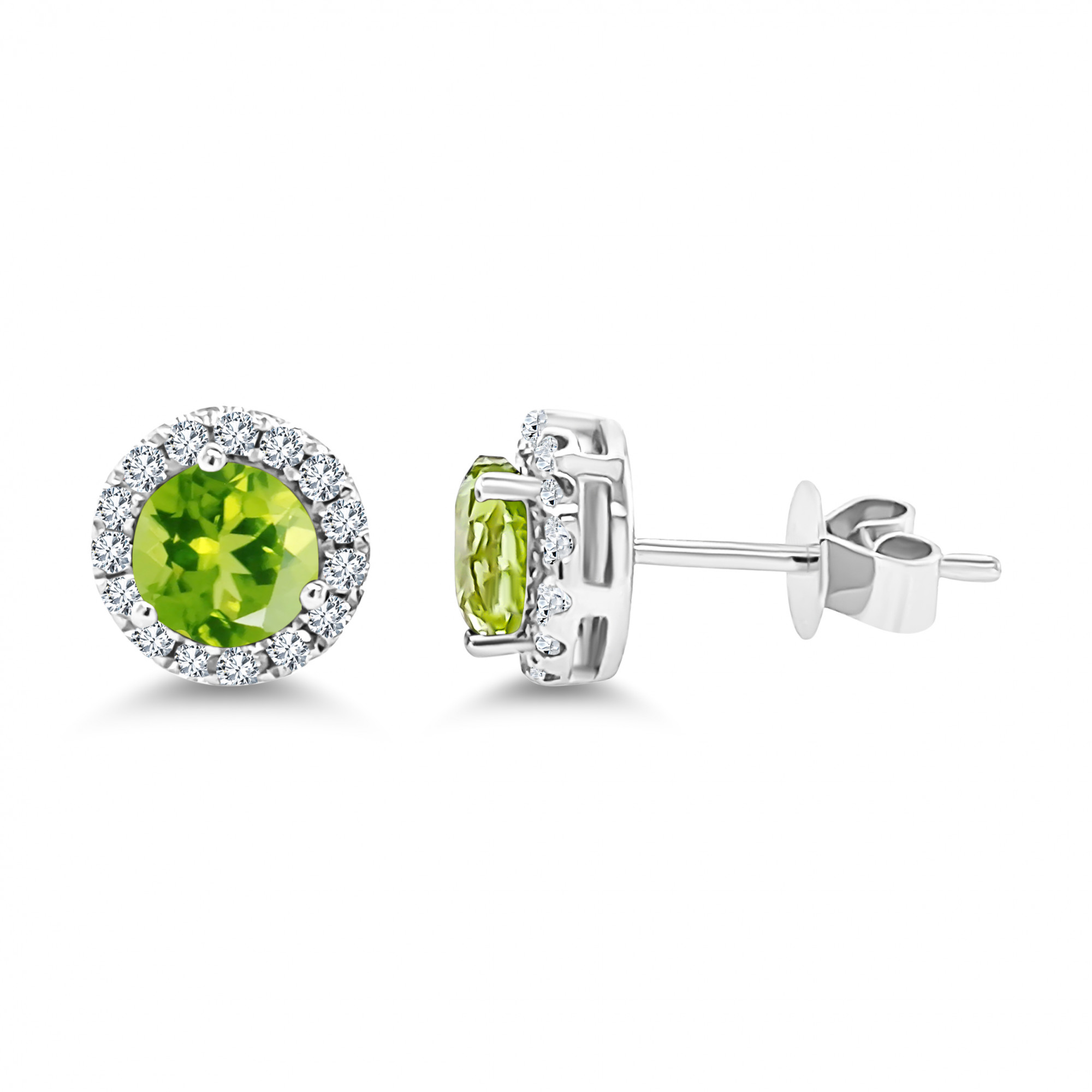 Martini Peridot Earrings