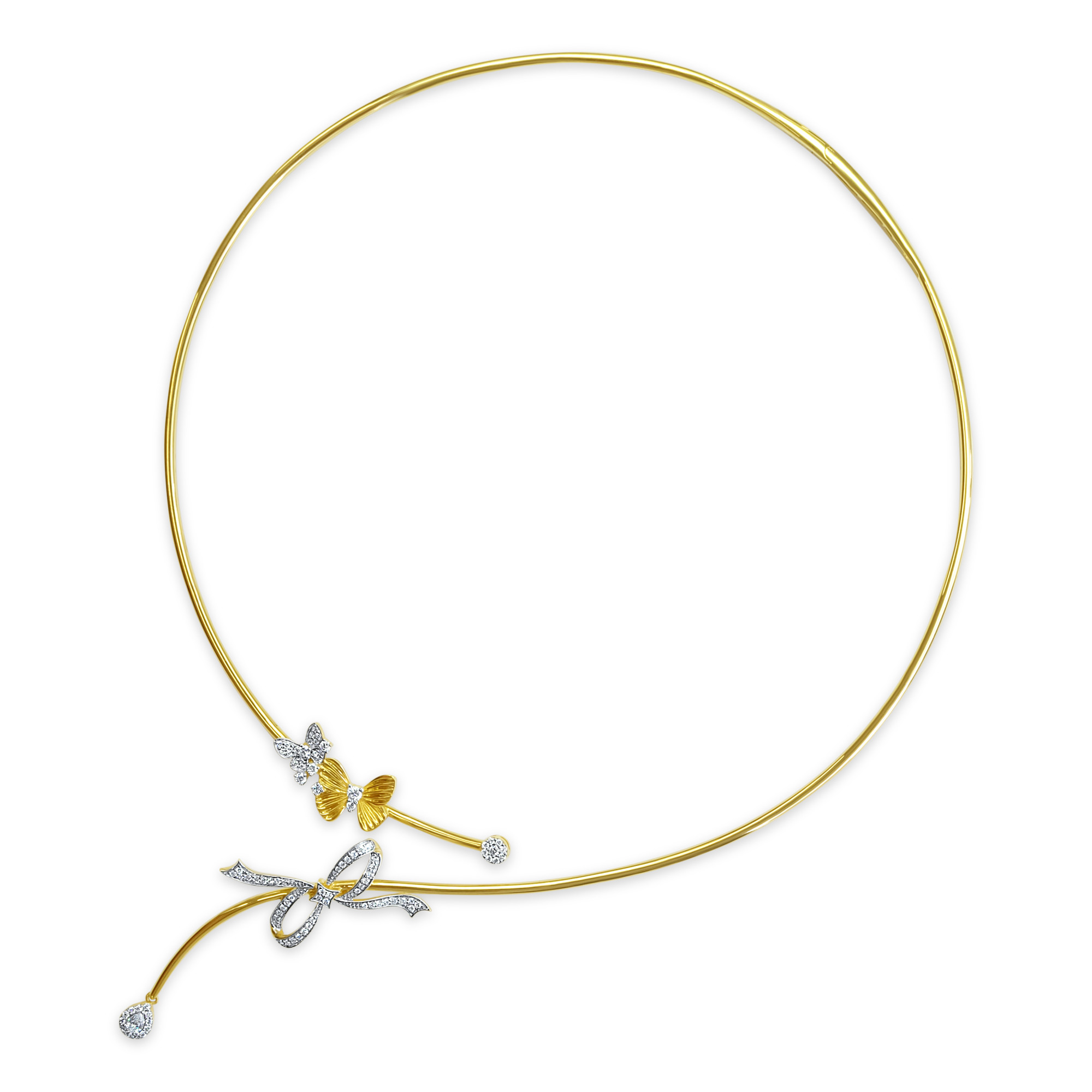18K Open Collar Necklace