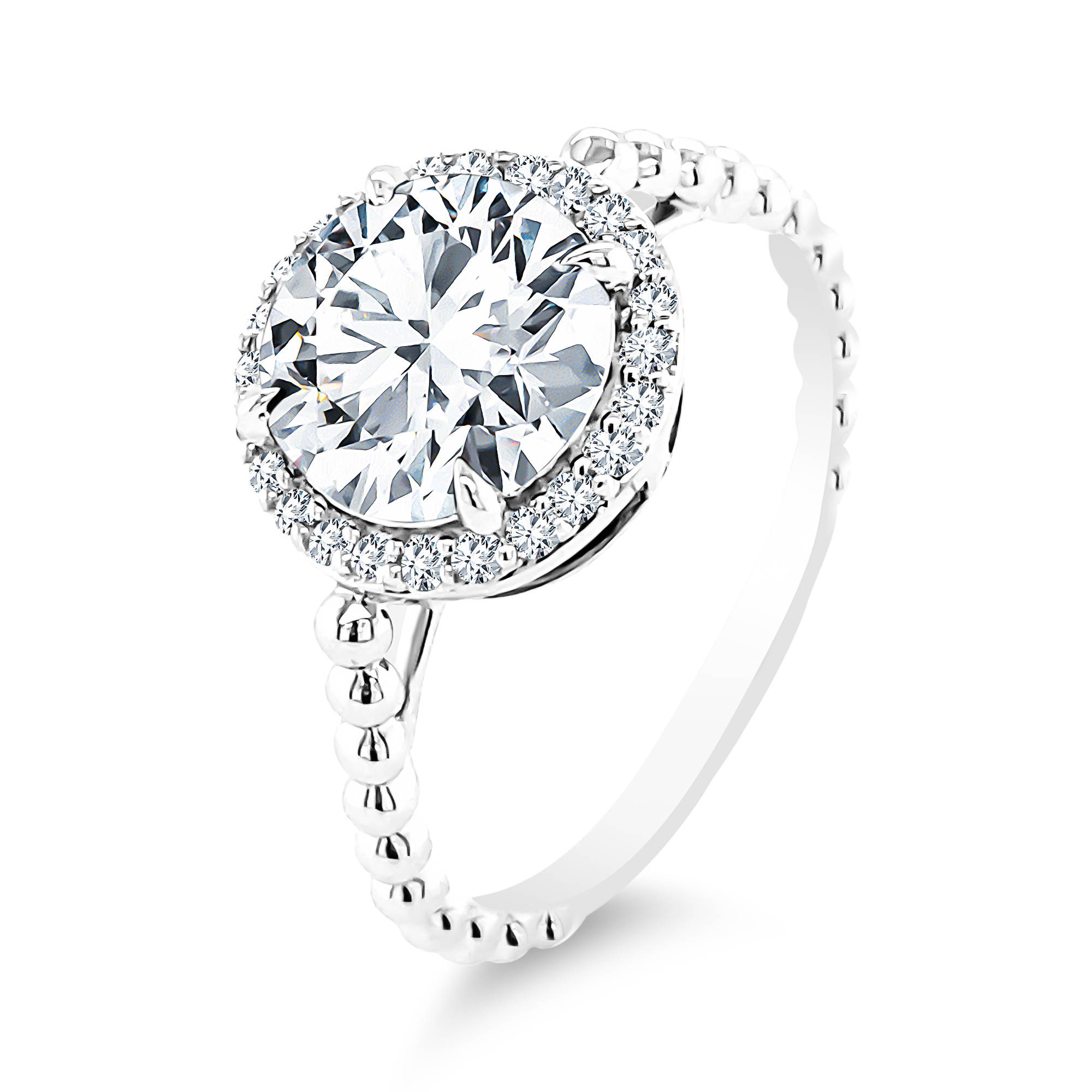 Mirage White Topaz Ring