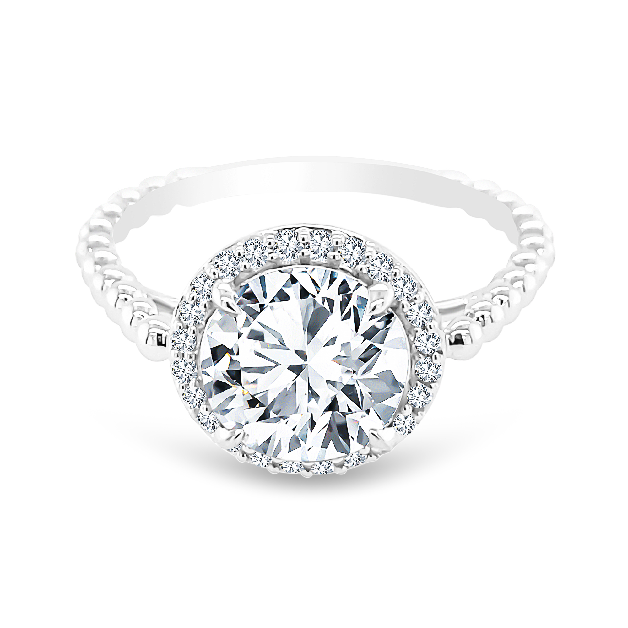 Mirage White Topaz Ring