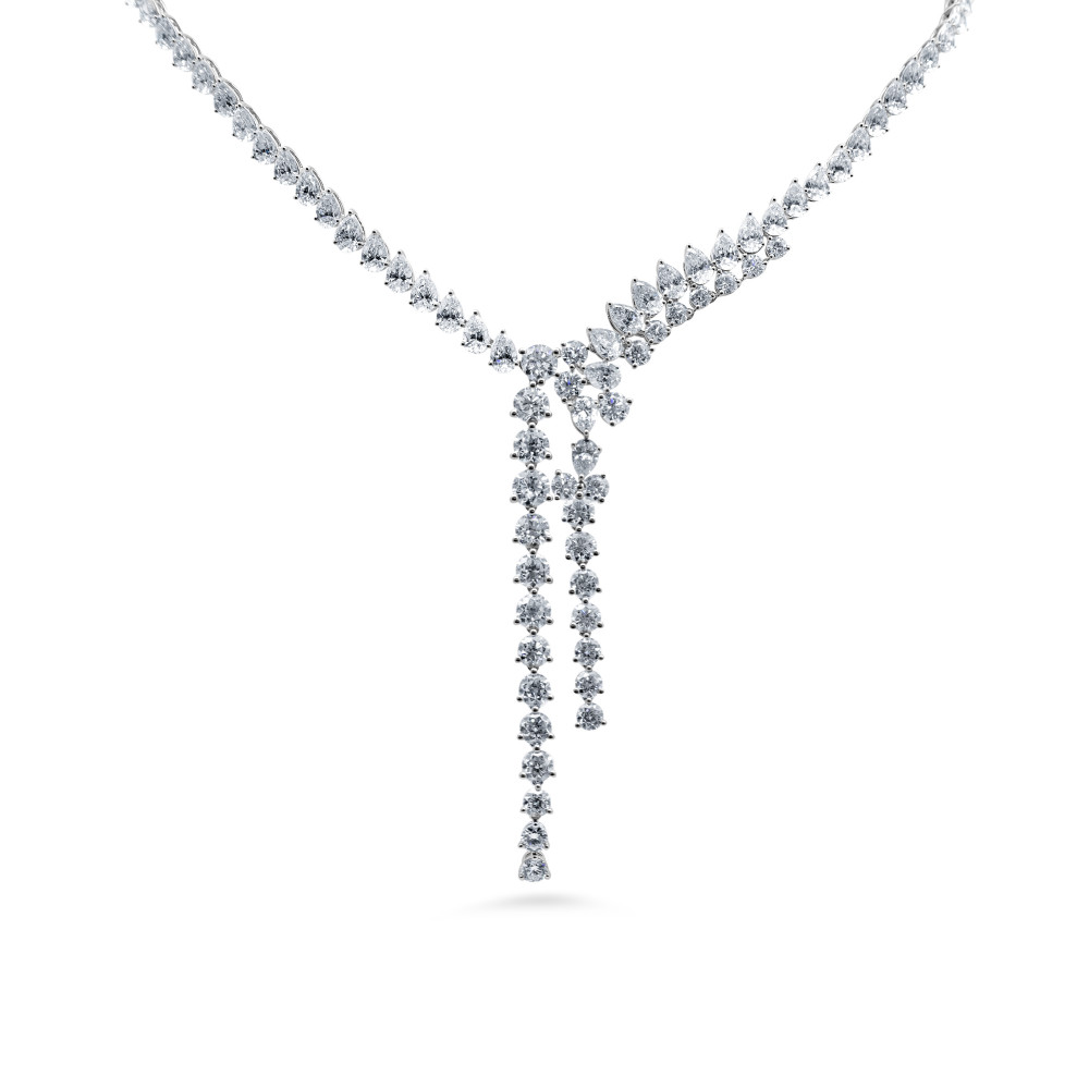 Image of 18k Natural Diamond Necklace