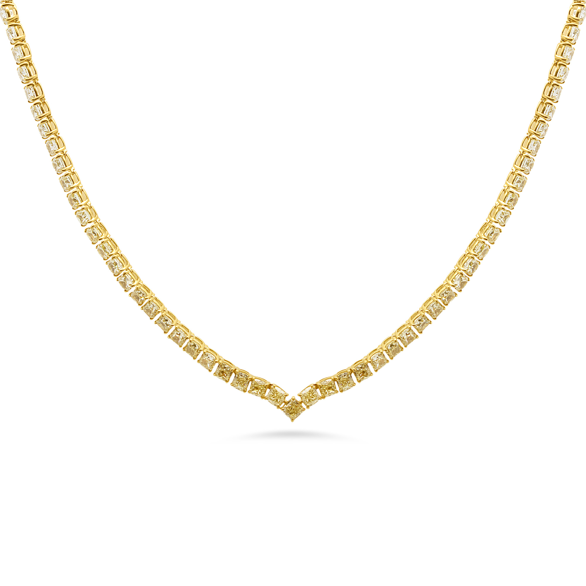 YELLOW DIAMONDS NECKLACE