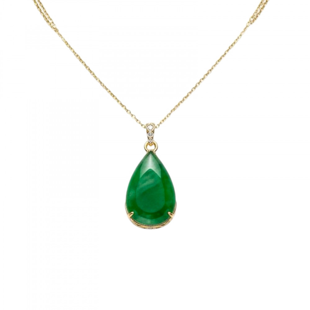Image of Verde Drop Necklace