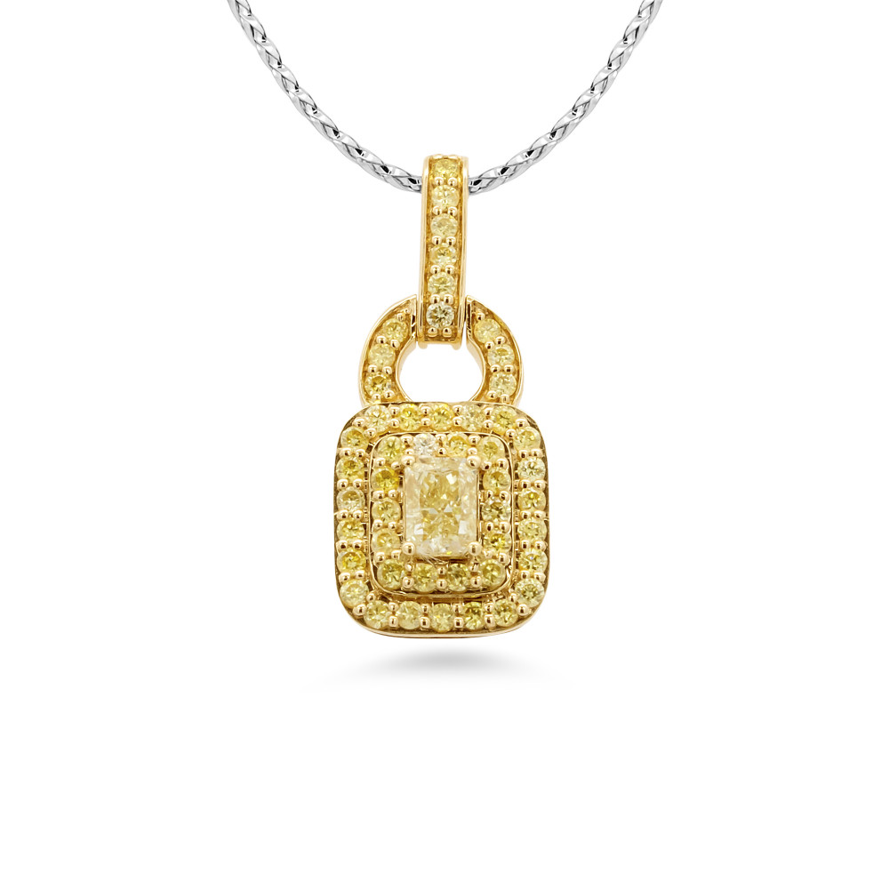 Image of 18K Yellow Diamonds Pendant