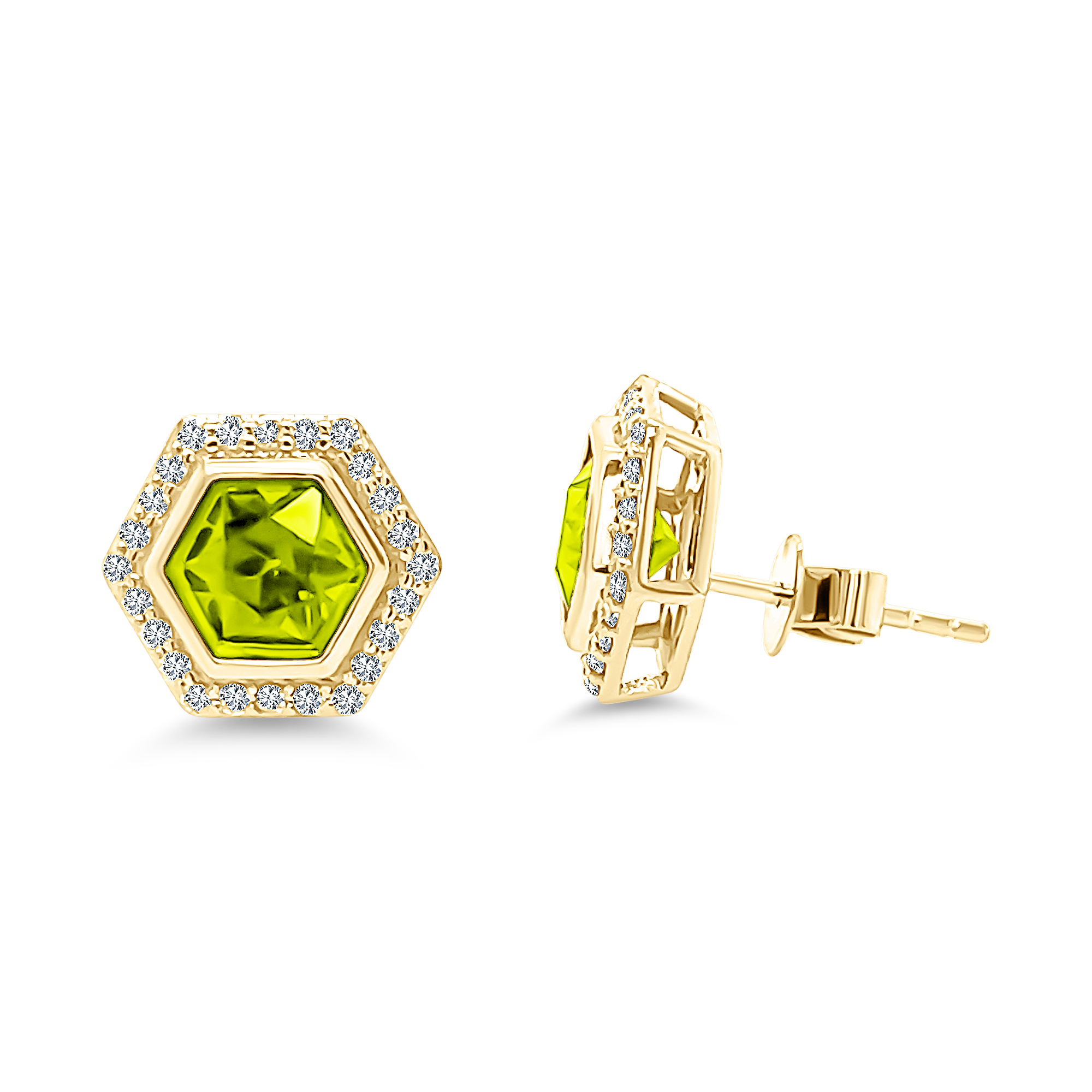 Pixie Peridot Earrings
