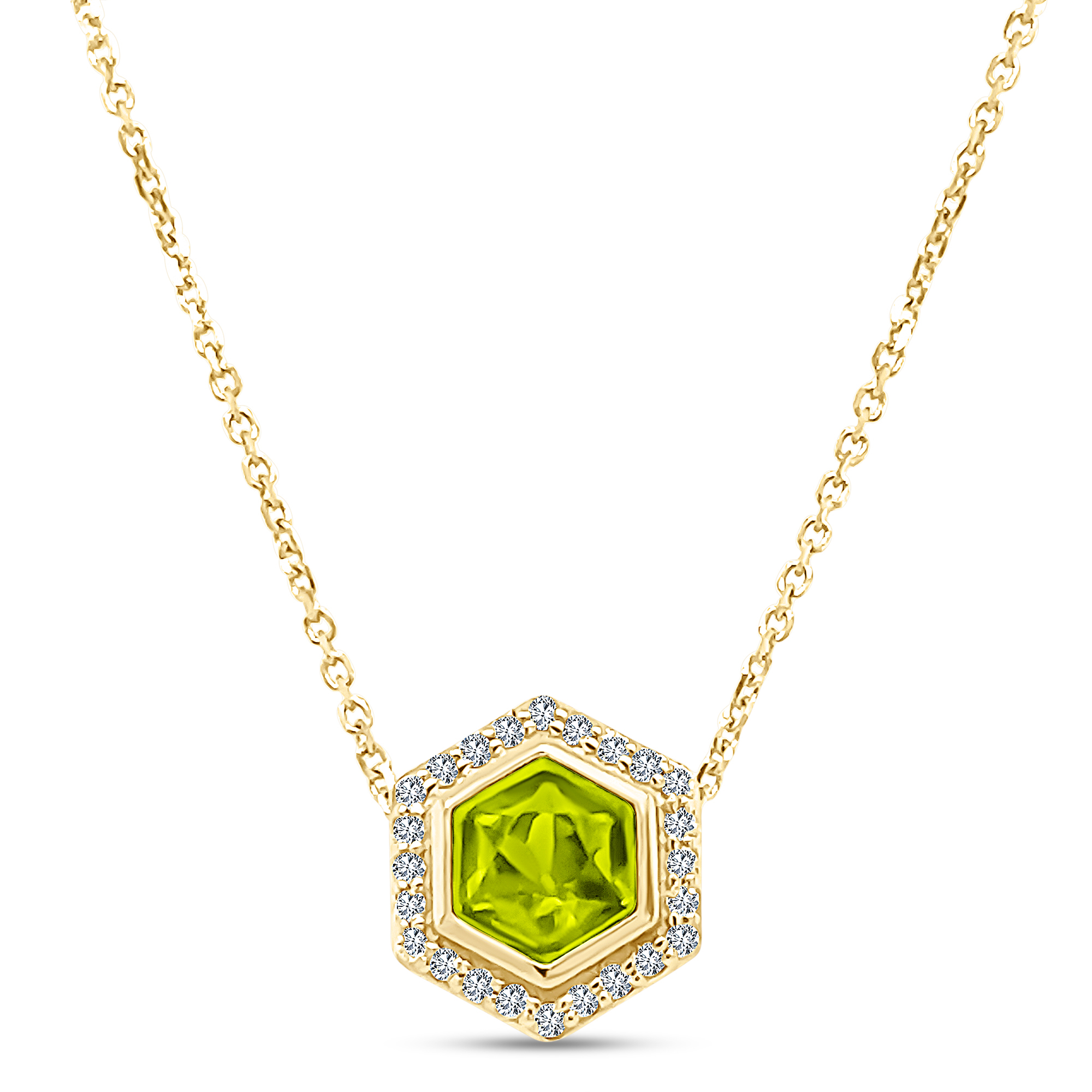 Pixie Gold Peridot Necklace