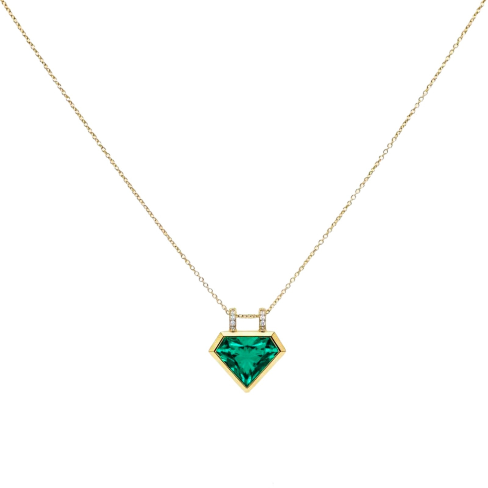 Verde Geometry Necklace
