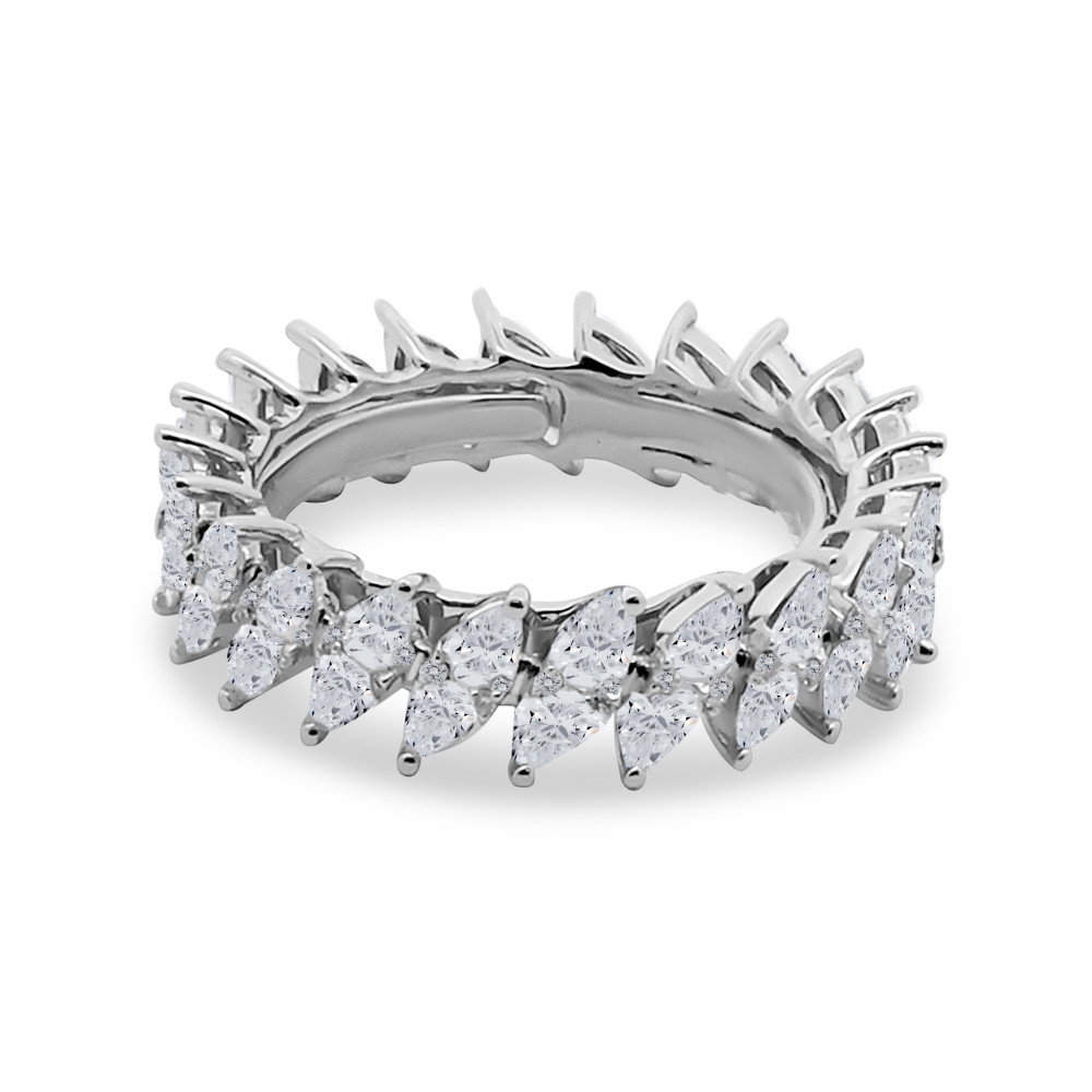 Image of Fusion Diamond Wedding Band