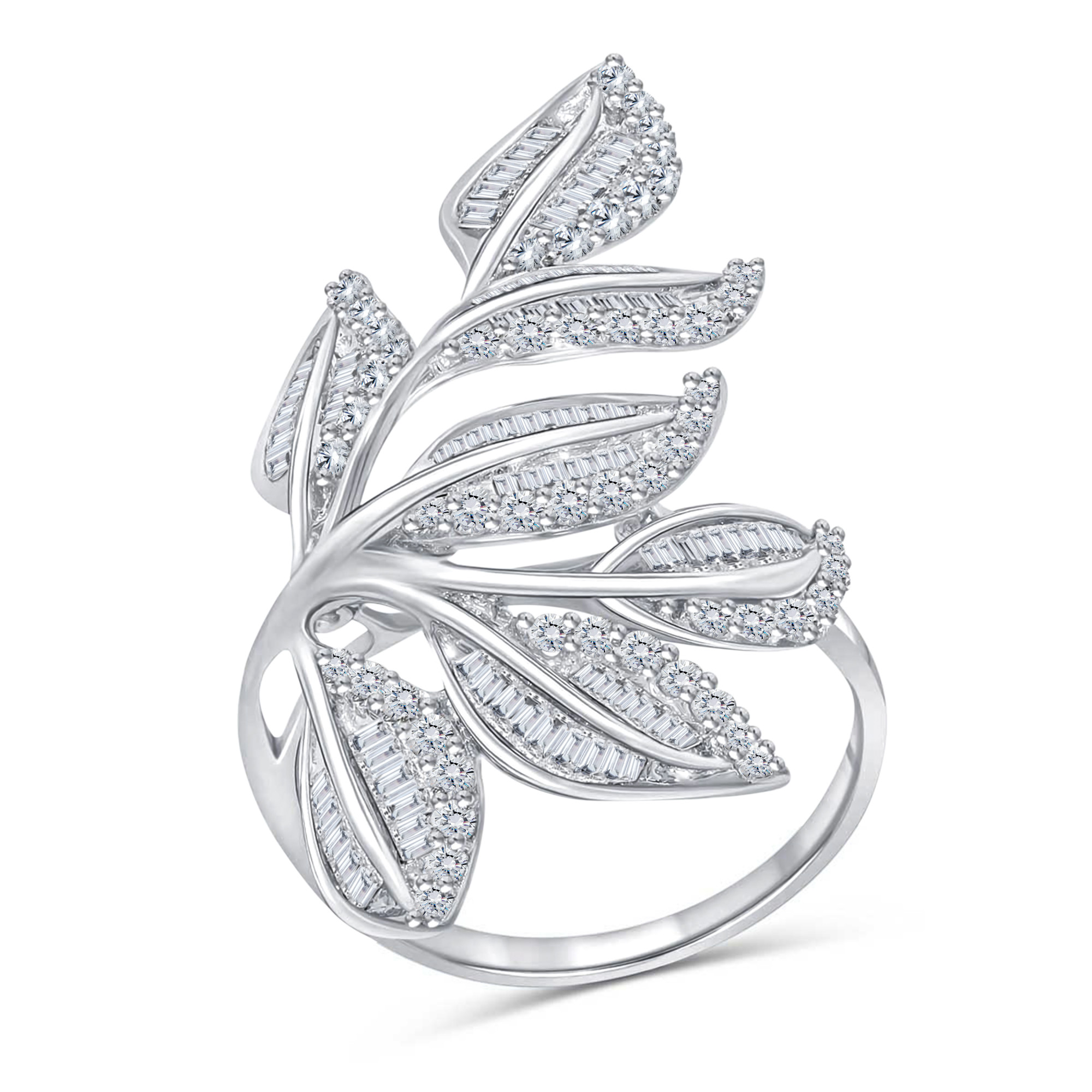 Ethereal Leaf Ring