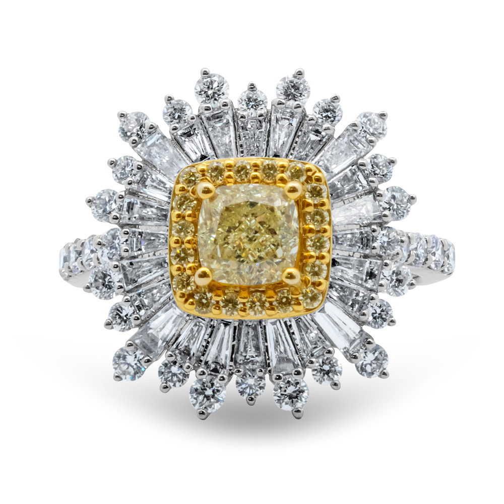 Image of 18k Yellow Diamonds Ring
