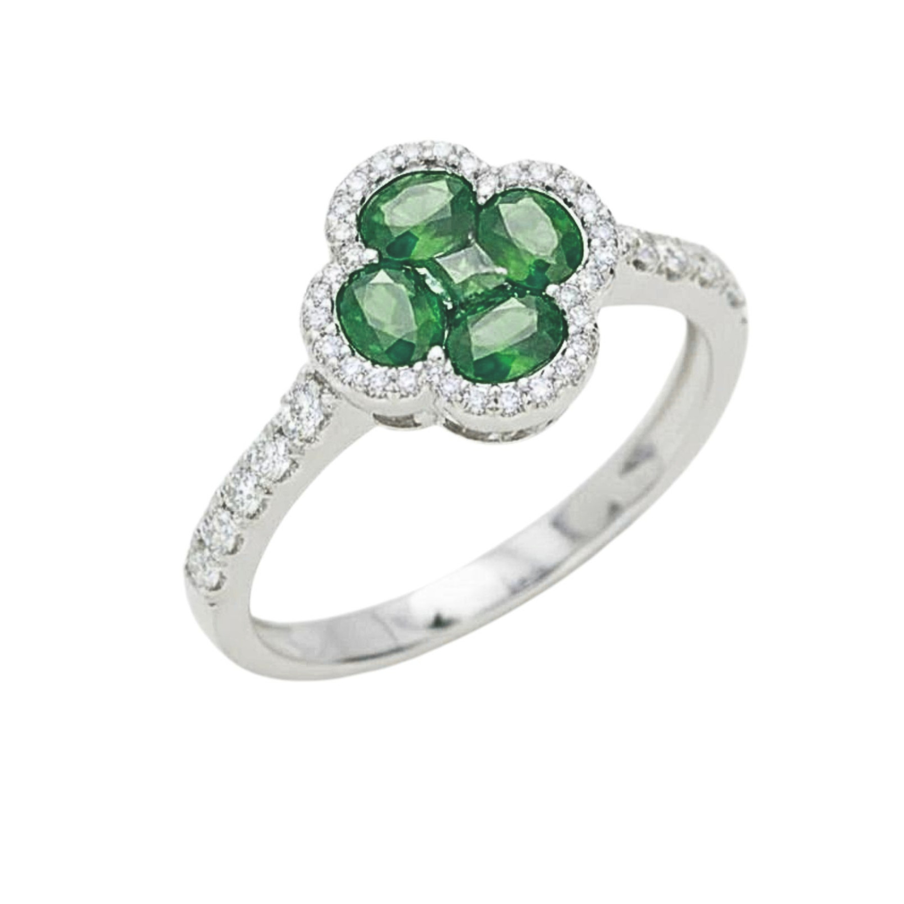 Verdant Clover Rings