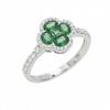 Verdant Clover Rings