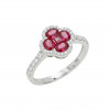 Crimson Clover Rings
