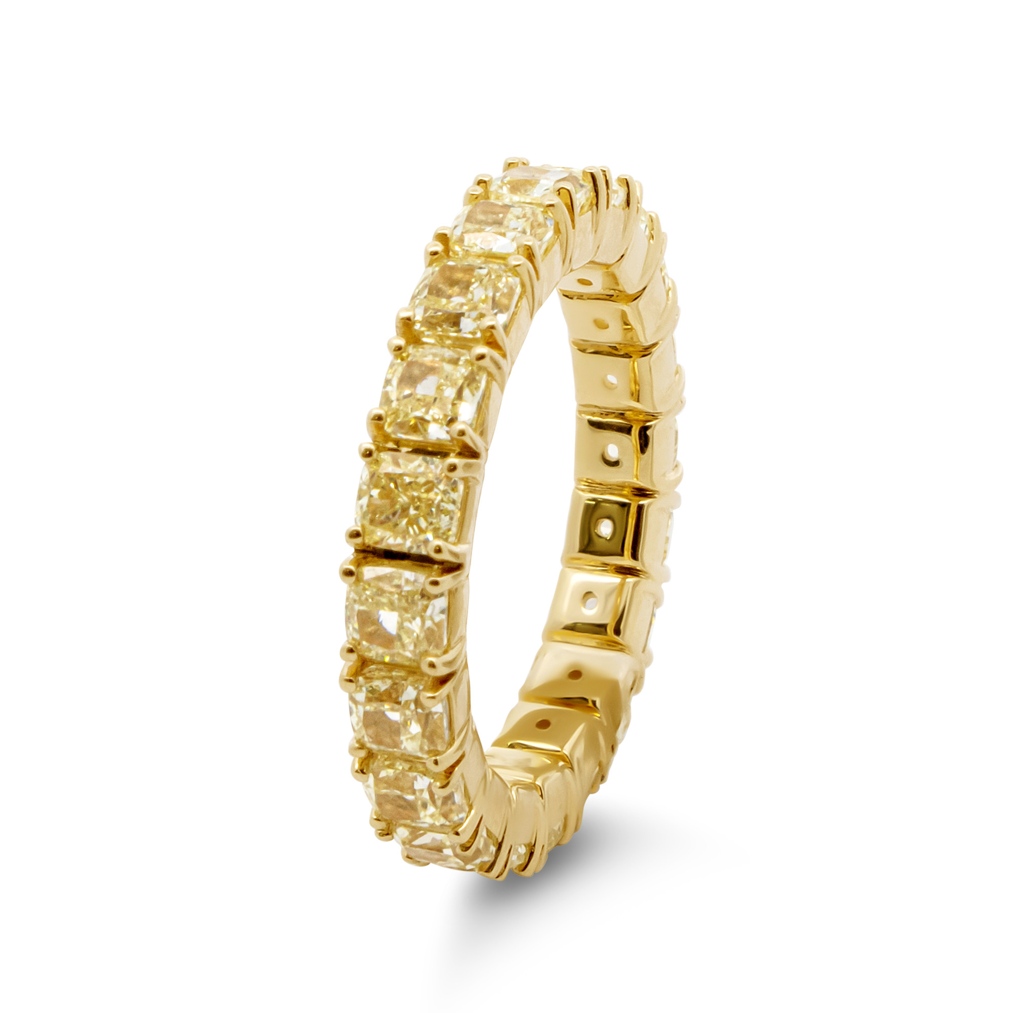 18K Yellow Diamond Ring