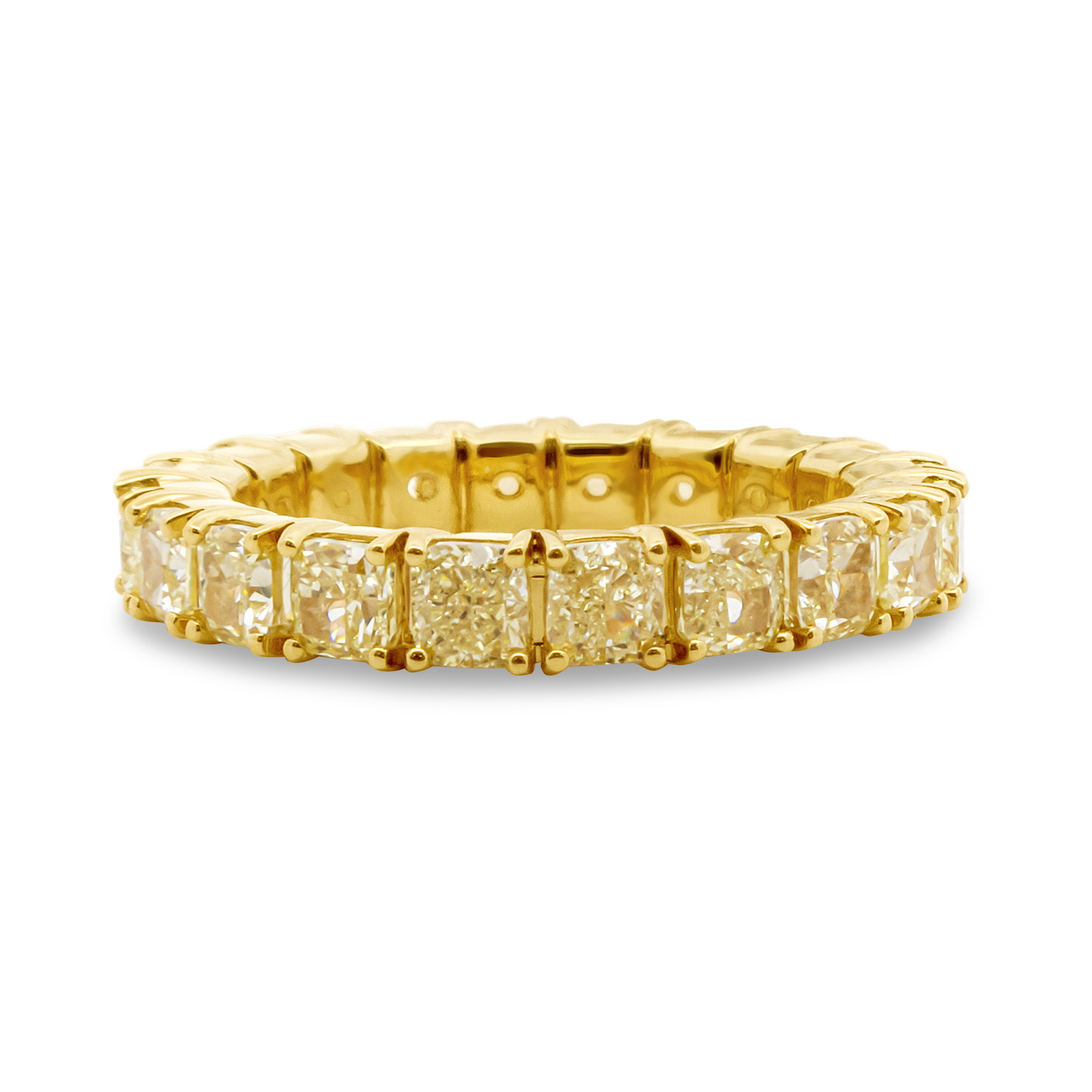 18K Yellow Diamond Ring