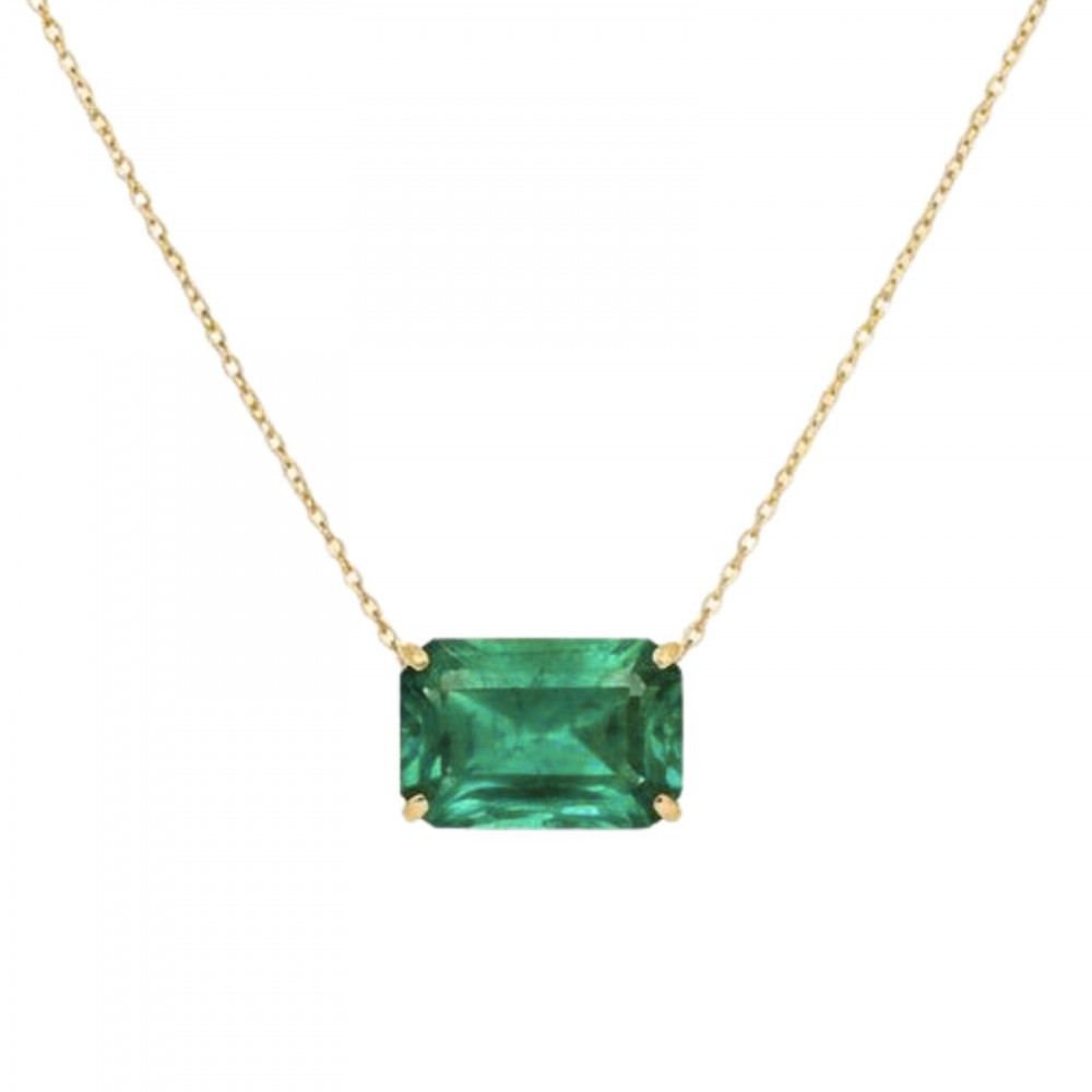Image of Timeless Green Light Necklace