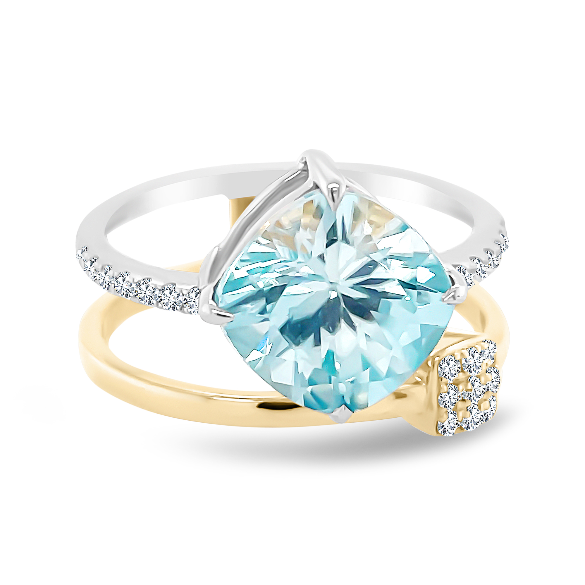 Tweedia Blue Zircon Ring