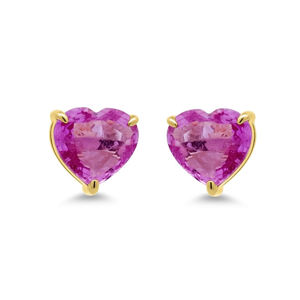 Heart-Shaped  Stud Earrings