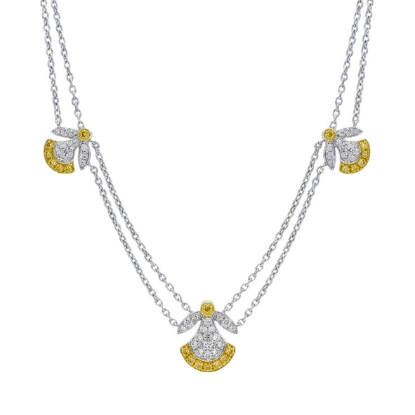 18K Yellow Diamond Classic Necklace