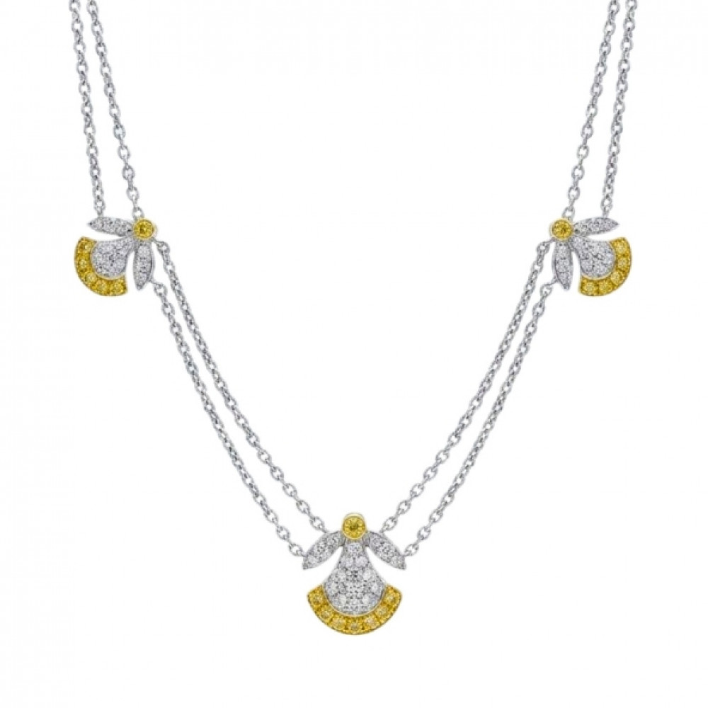 Image of 18K Yellow Diamond Classic Necklace