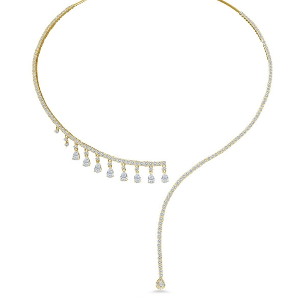 18K Open Collar Necklace