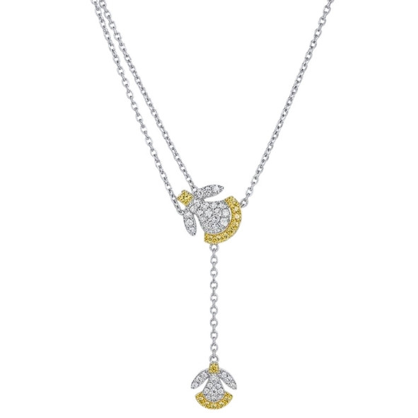 18K Yellow Diamond Classic Necklace