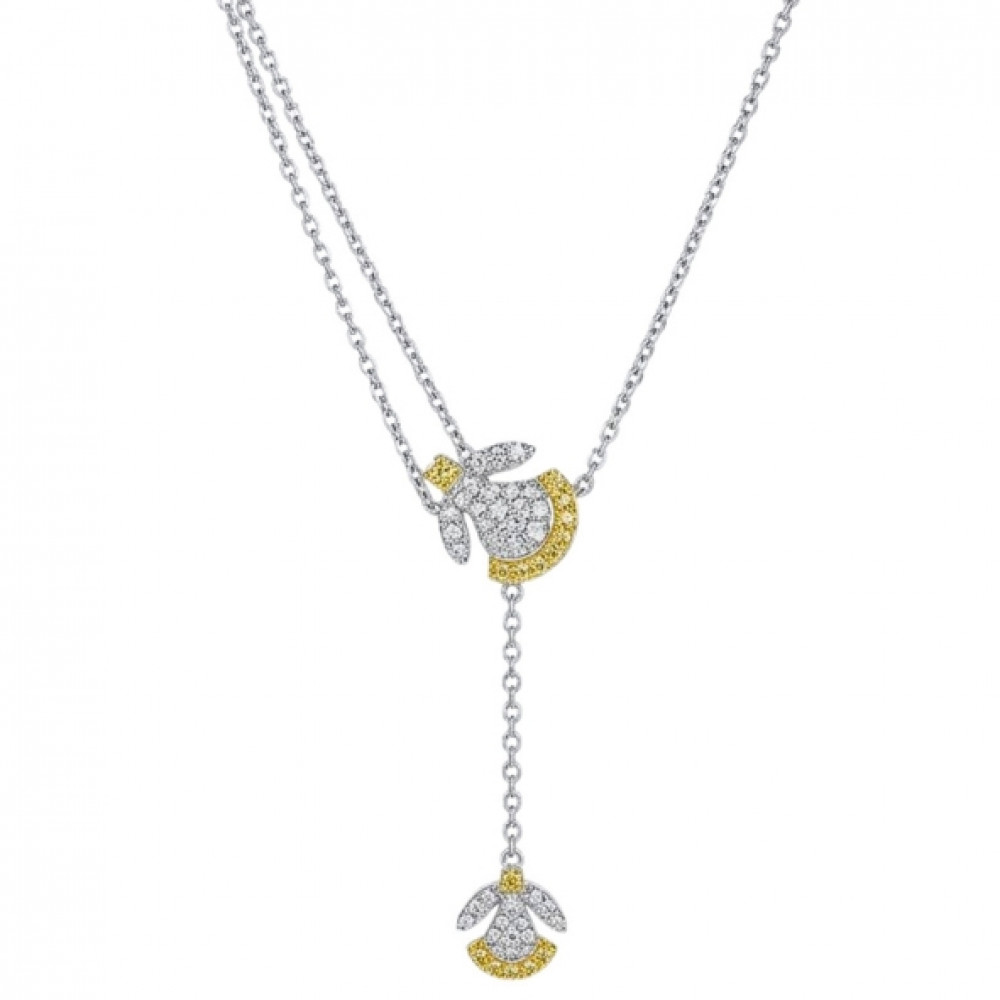 Image of 18K Yellow Diamond Classic Necklace