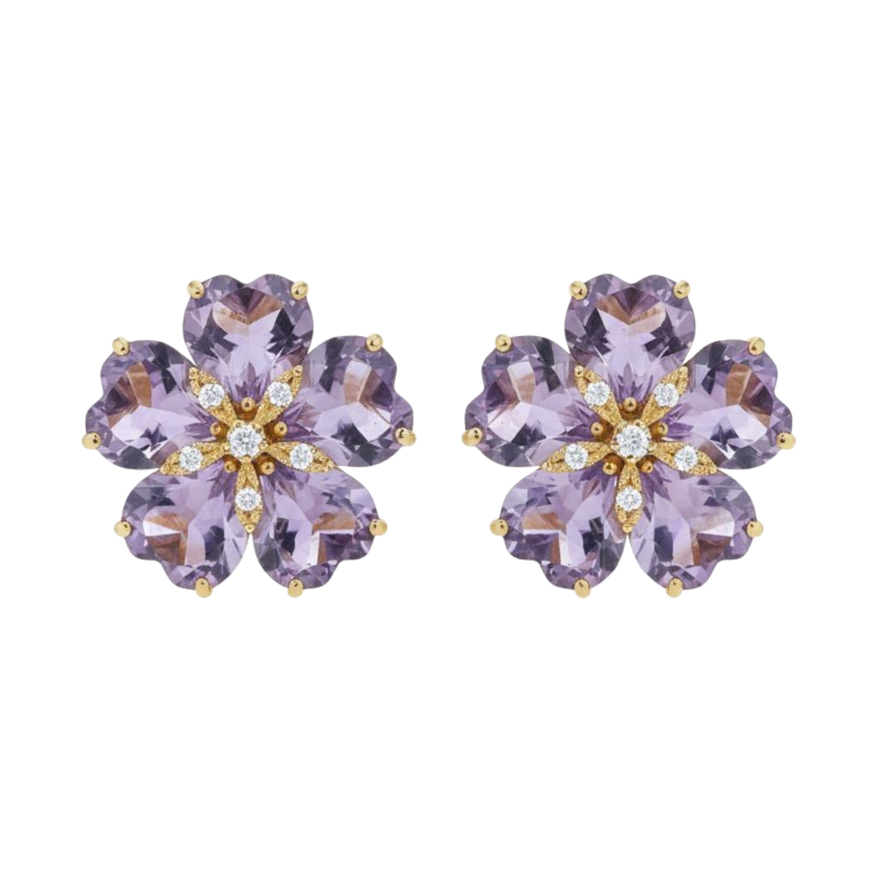 Amethyst Bloom Earrings