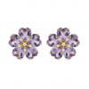 Amethyst Bloom Earrings