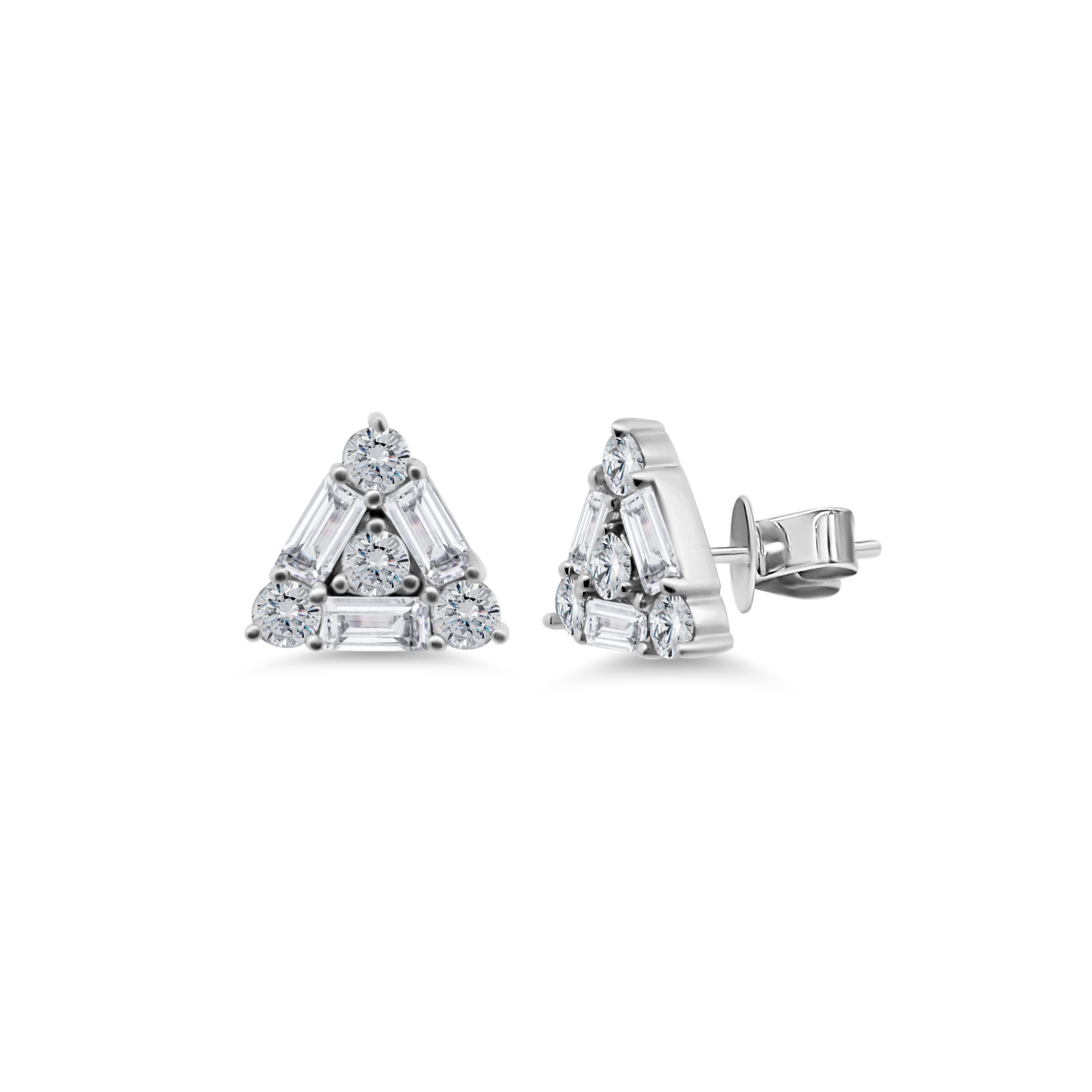 Trinity Spark Diamond Earrings
