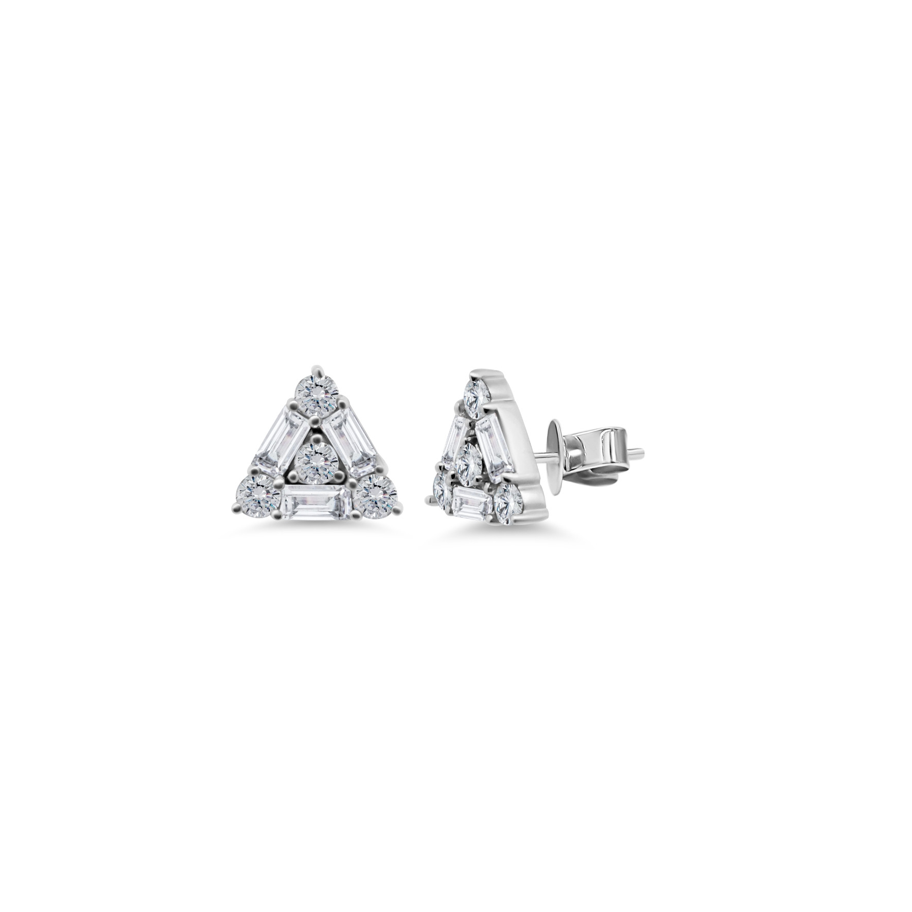 Trinity Spark Diamond Earrings