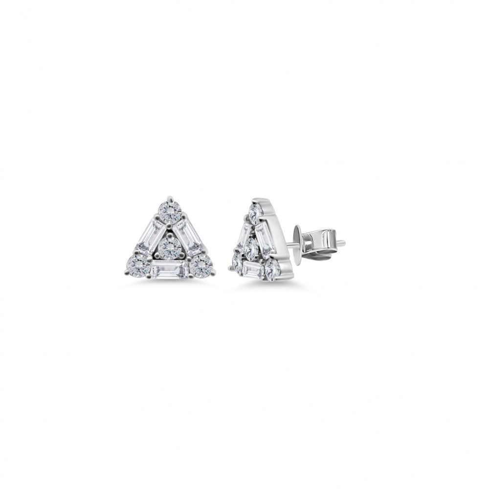 Image of Trinity Spark Diamond Earrings