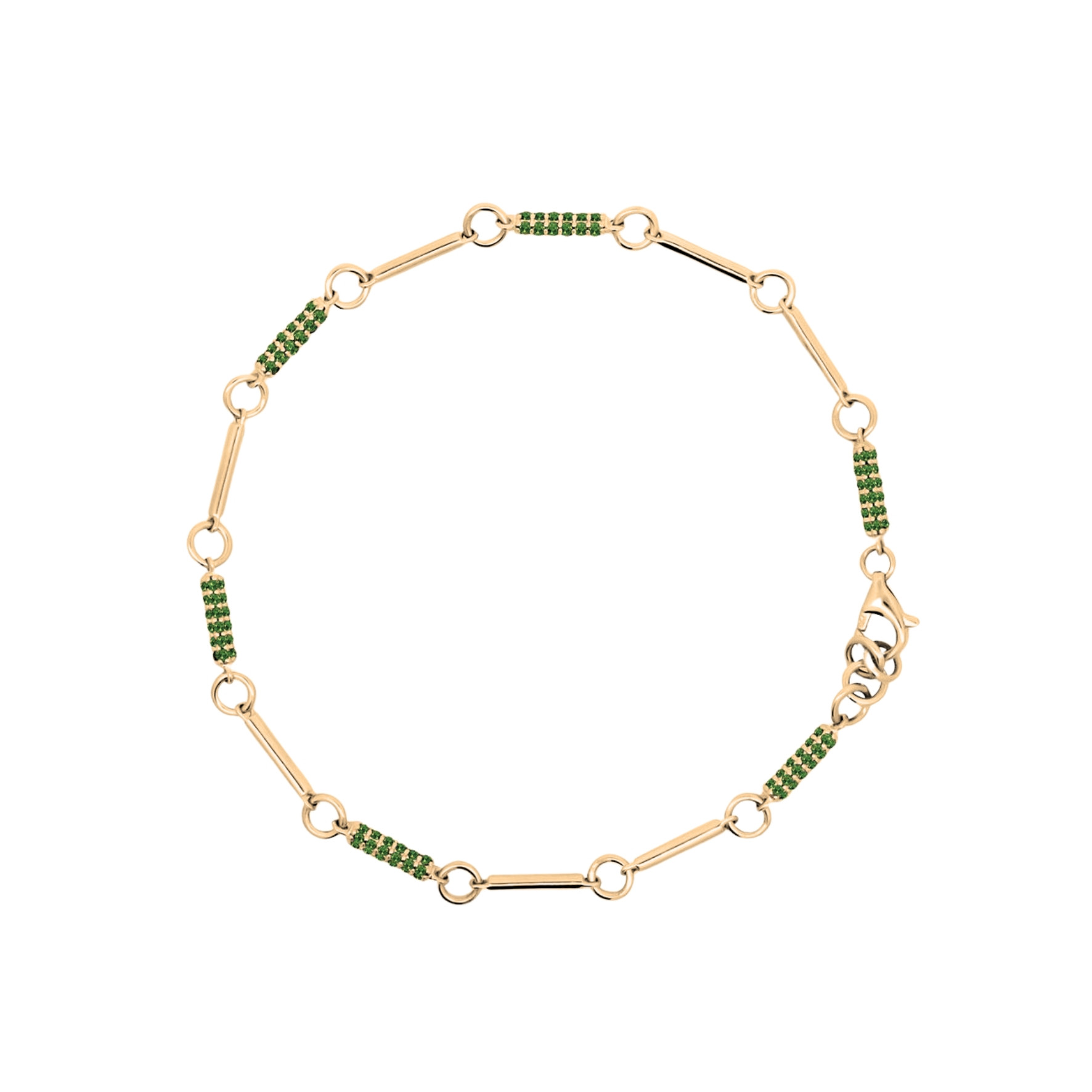 Viva Emerald Link Bracelet
