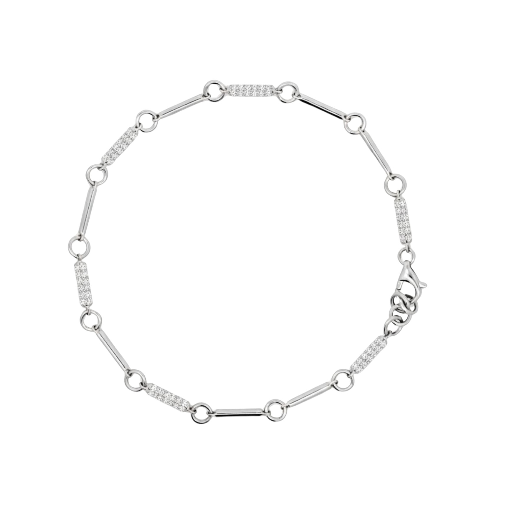 Viva Diamond Drip Link Bracelet