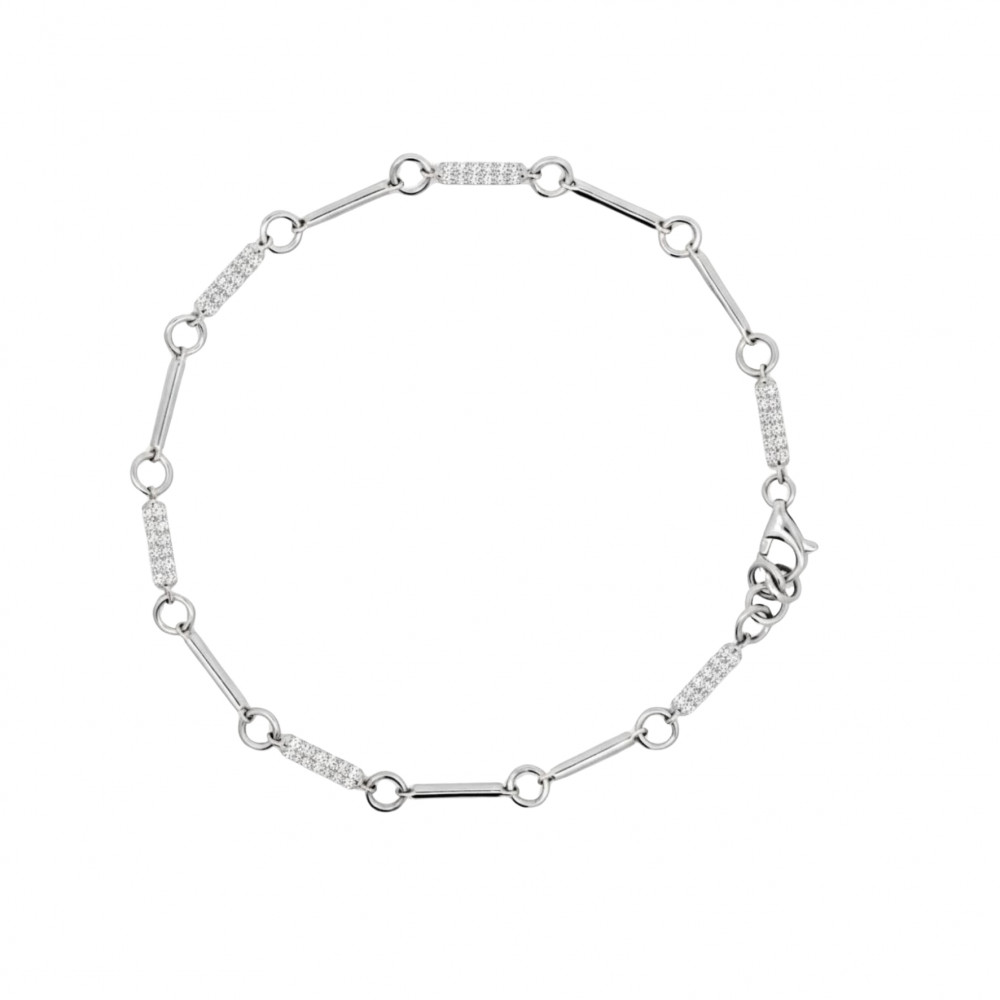 Image of Viva Diamond Drip Link Bracelet